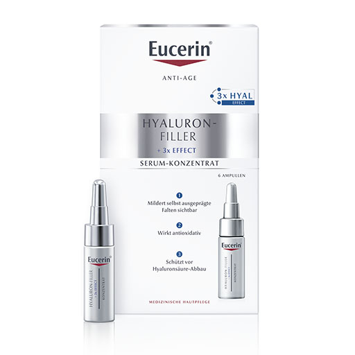 EUCERIN Anti-Age Hyaluron-Filler Serum-Konz.Amp.