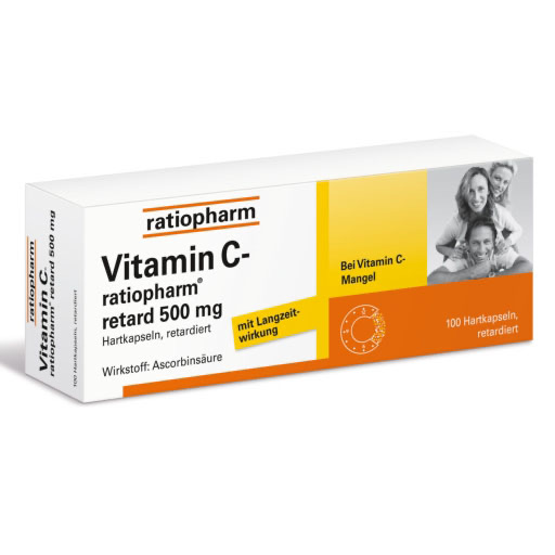 VITAMIN C-RATIOPHARM retard 500 mg Kapseln