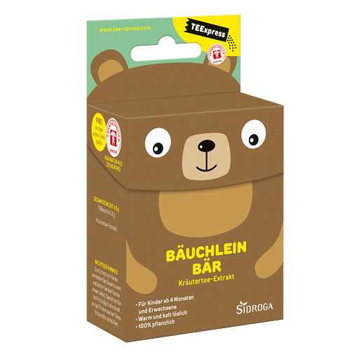 SIDROGA TEExpress B&auml;uchlein B&auml;r