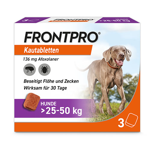 FRONTPRO 136 mg Kautabletten f.Hunde >25-50 kg