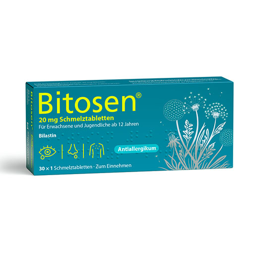 BITOSEN 20 mg Allergie- & Heuschnupfen-Schmelztabletten