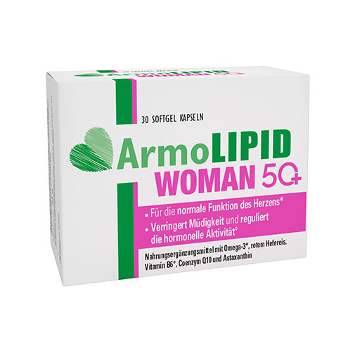 ARMOLIPID WOMAN 50+ Weichkapseln